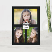 Senior Class of 2024 Photo Graduation発表 カード (正面)