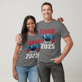 Senior Class of 2025 Footbal Graduation retro Tシャツ (ユニセックス)