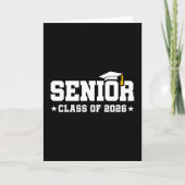 Senior Class of 2026 Bold Graduation Typography カード (正面)