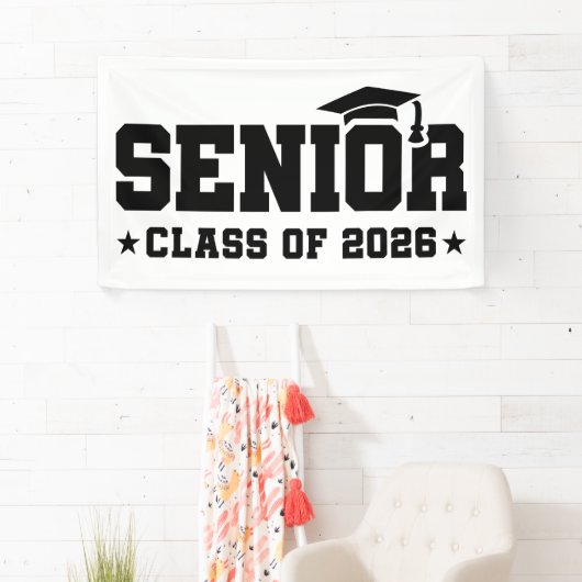 Senior Class of 2026 Bold Graduation Typography 横断幕 (インサイチュ)