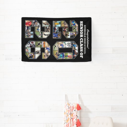 Senior Class of 2026 Congratulations Photo Collage 横断幕 (インサイチュ)