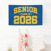 Senior Class of 2026 Gold Graduation Bold Minimal 横断幕 (インサイチュ)