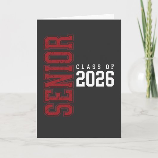 Senior Class of 2026 Graduation Gift for Seniors カード (正面)