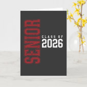 Senior Class of 2026 Graduation Gift for Seniors カード (黄色い花)