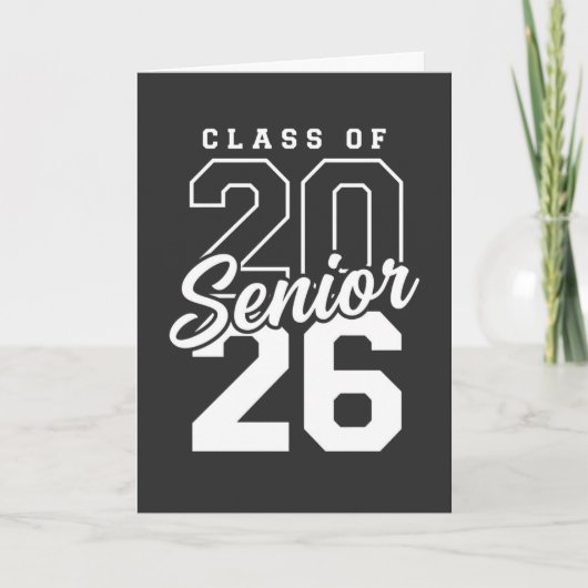 Senior Class of 2026 Graduation Gift for Seniors カード (正面)
