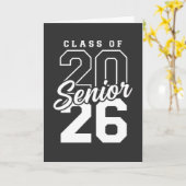 Senior Class of 2026 Graduation Gift for Seniors カード (黄色い花)