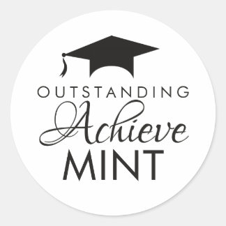 Senior Class of 2026 Graduation Party Mint  ラウンドシール