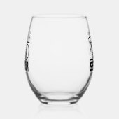 Senior Class of 2026 Graduation Tassel  ステムなしワイングラス (右)