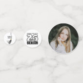 Senior Class of 2026 Graduation Tassel Photo コンフェッティ (裏面)