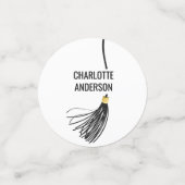 Senior Class of 2026 Graduation Tassel Photo コンフェッティ (スモール正面)