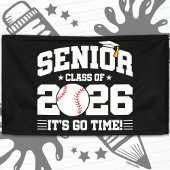 Senior Class of 2026 It’s Go Time Baseball Grad 横断幕