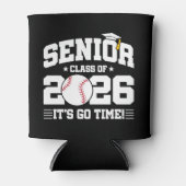 Senior Class of 2026 It’s Go Time Baseball Grad 缶クーラー (正面)