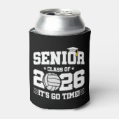 Senior Class of 2026 It’s Go Time Volleyball Grad 缶クーラー (缶正面)