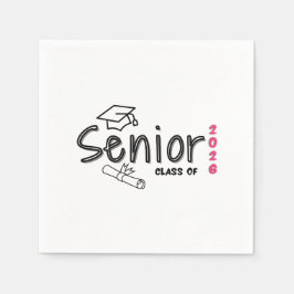 Senior Class of 2026 Paper Napkin スタンダードカクテルナプキン