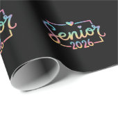 Senior Class Of 2026 Tie Dye Graduation 26 Grad ラッピングペーパー (ロールコーナー)