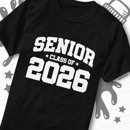 Senior Class of 2026 Varsity Graduation Quote Tシャツ