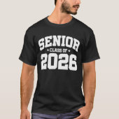 Senior Class of 2026 Varsity Graduation Quote Tシャツ (正面)