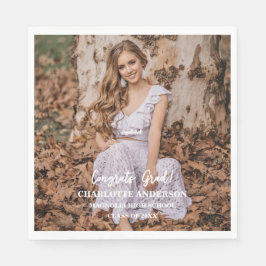 Senior Congratulations Graduate Photo スタンダードランチョンナプキン