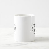 Senior Custom Year Script 卒業大学 コーヒーマグカップ (中央)