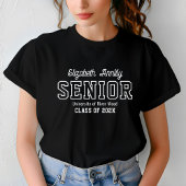 Senior Custom Year Script Graduate College  Tシャツ