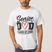 senior dad class of 2026 tシャツ (正面)