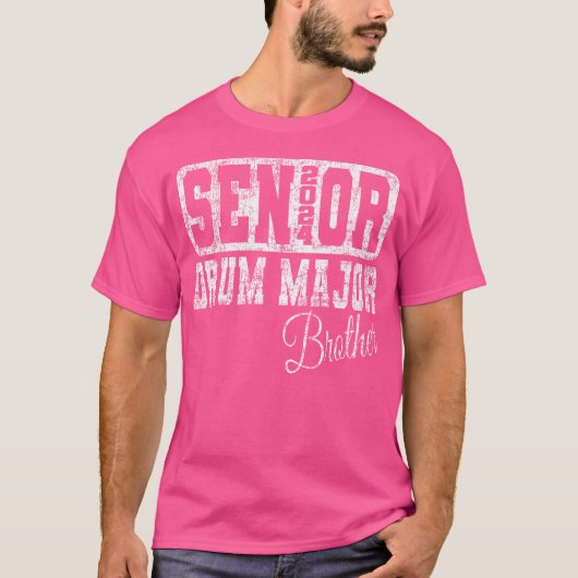 Senior Drum Major Brother Class Of 2024 Marching B Tシャツ (正面)
