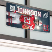 Senior Football Homecoming Game Sports Photo 横断幕 (ビルの外側)