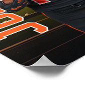 Senior Football Stadium Player Photo Sports ポスター (角)