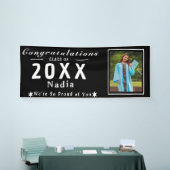 Senior Grad Banner - Custom Photo Class Of Year 横断幕 (トレードショー)