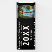 Senior Grad Banner - Custom Photo Class Of Year 横断幕 (縦)