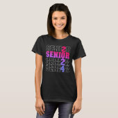 Senior Graduation Class of 2024 Senior Boys Girls Tシャツ (正面フル)