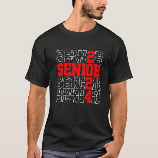 Senior Graduation Gift Boys Girls Class Of 2024 Se Tシャツ (正面)