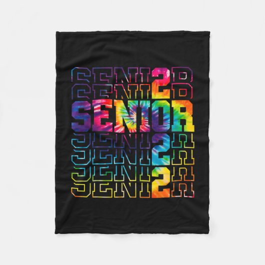 Senior Graduation Gift Men Girl Class of 2022 フリースブランケット (正面)