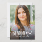 Senior Graduation Photo Party  招待状 (正面)