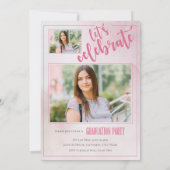 Senior Graduation Photo Party  招待状 (裏面)