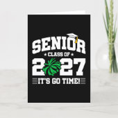 Senior Graduation Quote Cheer Squad Class of 2027 カード (正面)