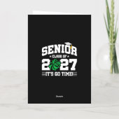 Senior Graduation Quote Cheer Squad Class of 2027 カード (裏面)