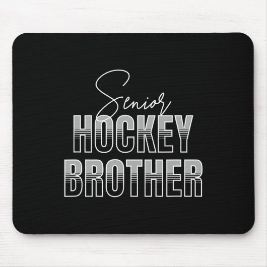 Senior Hockey Brother  マウスパッド (正面)