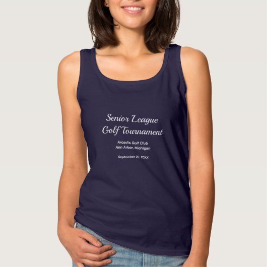 Senior League Event - Commemorative T Shirt タンクトップ (正面)