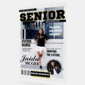 Senior Magazine Style Acrylic Graduation Display アクリルサイン (傾斜)