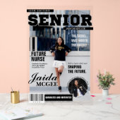 Senior Magazine Style Acrylic Graduation Display アクリルサイン (ウェディング)