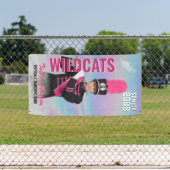 Senior Marching Band Trumpet Player Sports Photo 横断幕 (インサイチュ)