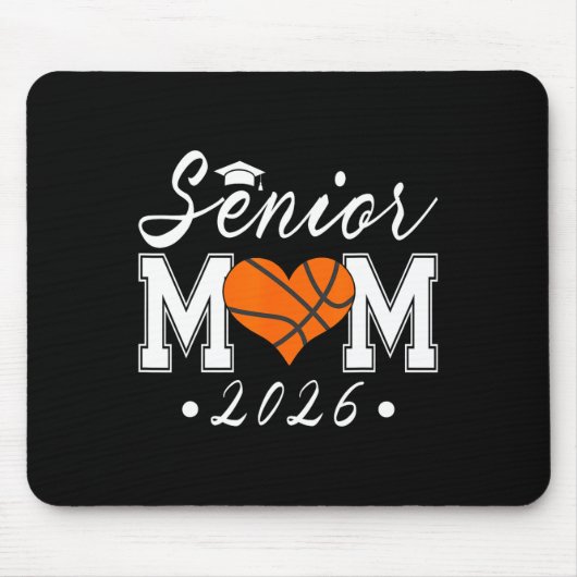 Senior Mom 2026 Cl Of 2026 Sketll Graduate Mother  マウスパッド (正面)