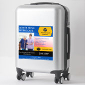 Senior Or Elderly Home Care Services Vinyl シール (スーツケース)