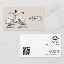 Senior Pastor Business Card | Jesus the Shepherd 名刺