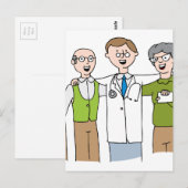 Senior Patient Doctor人間関係漫画 ポストカード (正面/裏面)