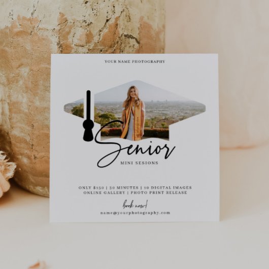 Senior Photography Mini Session Marketing ノートカード