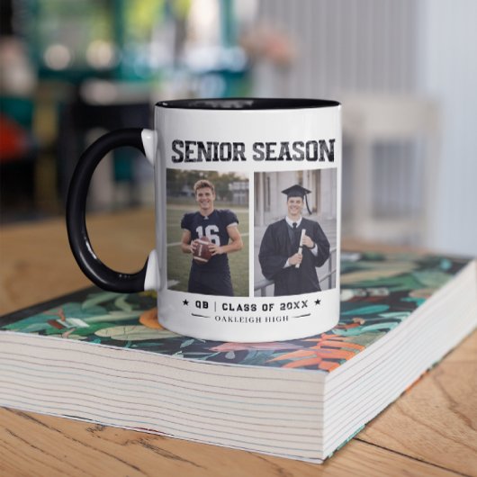 Senior Season | 卒業2枚の写真 マグカップ