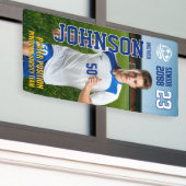 Senior Soccer Player Football Sports Photo 横断幕 (ビルの外側)