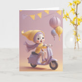 Senior Speedster's Birthday カード (黄色い花)